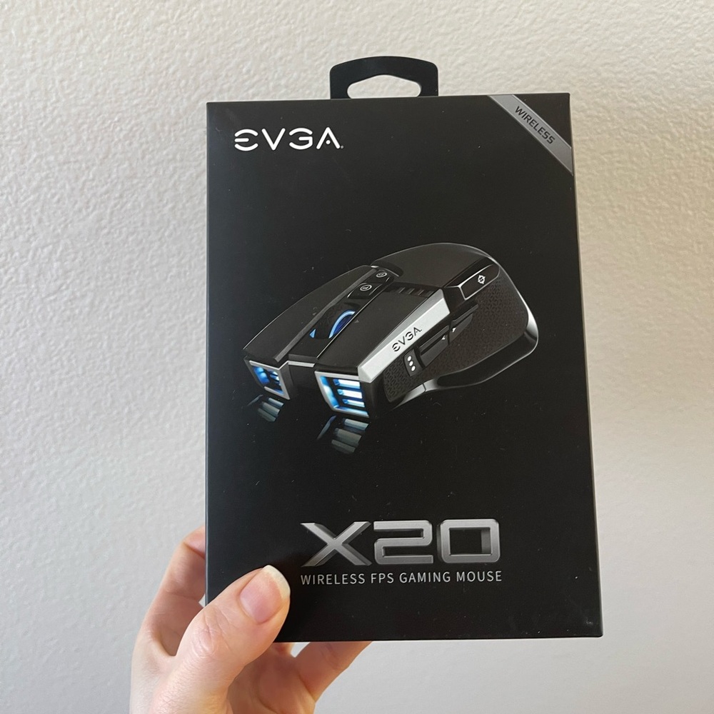 New EVGA X20 Wireless Gaming Mouse in Black